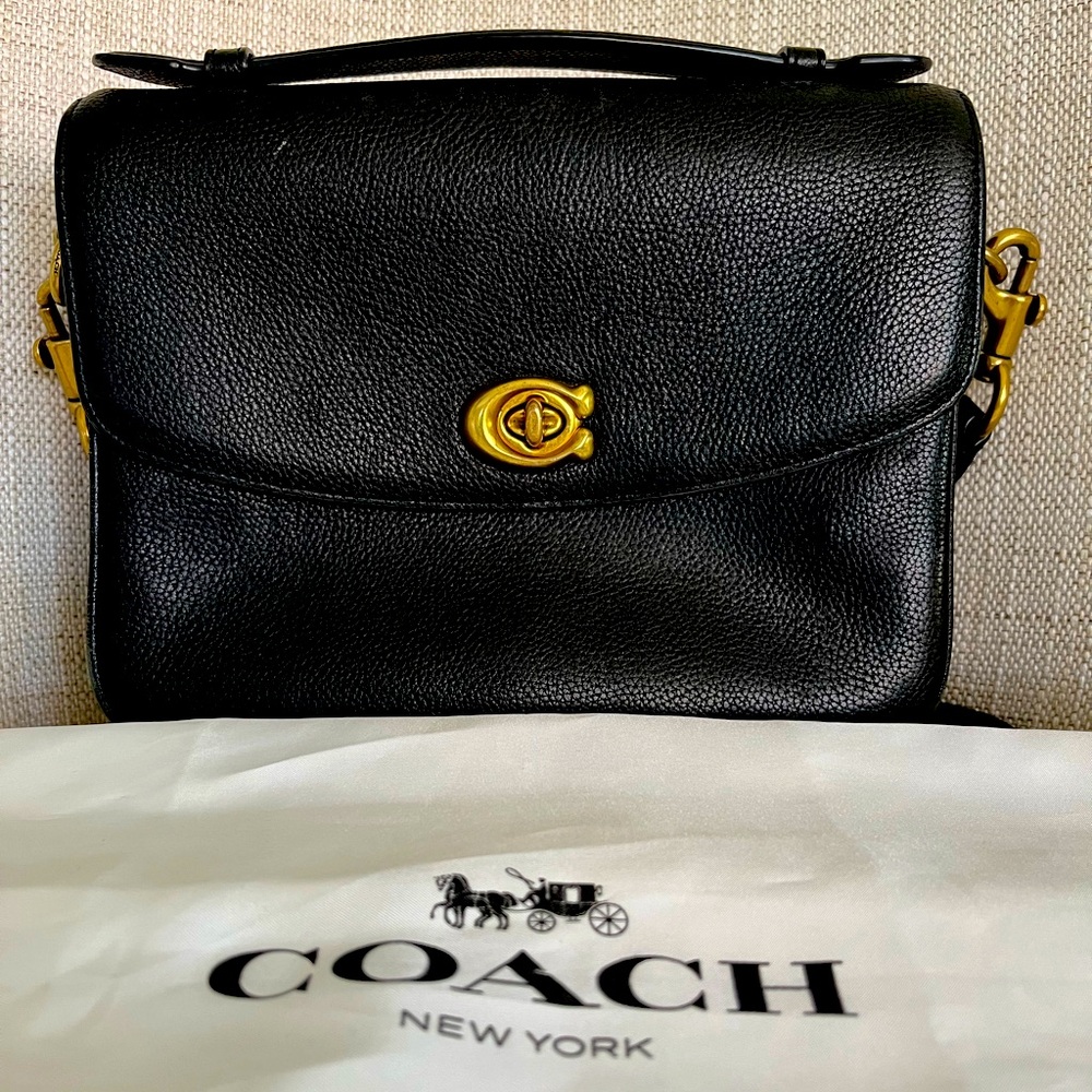 Coach leather crossbody bag